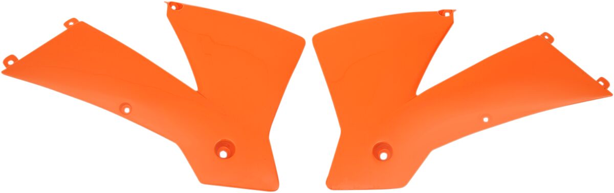 RADIATOR COVERS KTM 2/4-STROKE (01-04) ORANGE