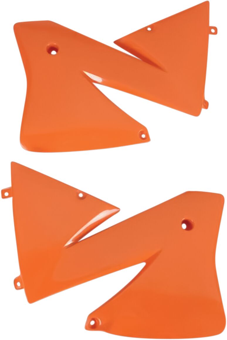 RADIATOR COVERS KTM 2/4-STROKE (01-02) ORANGE