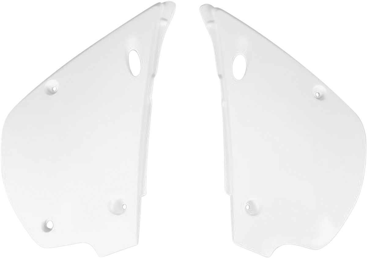 SIDE PANELS KAWASAKI KX80 WHITE