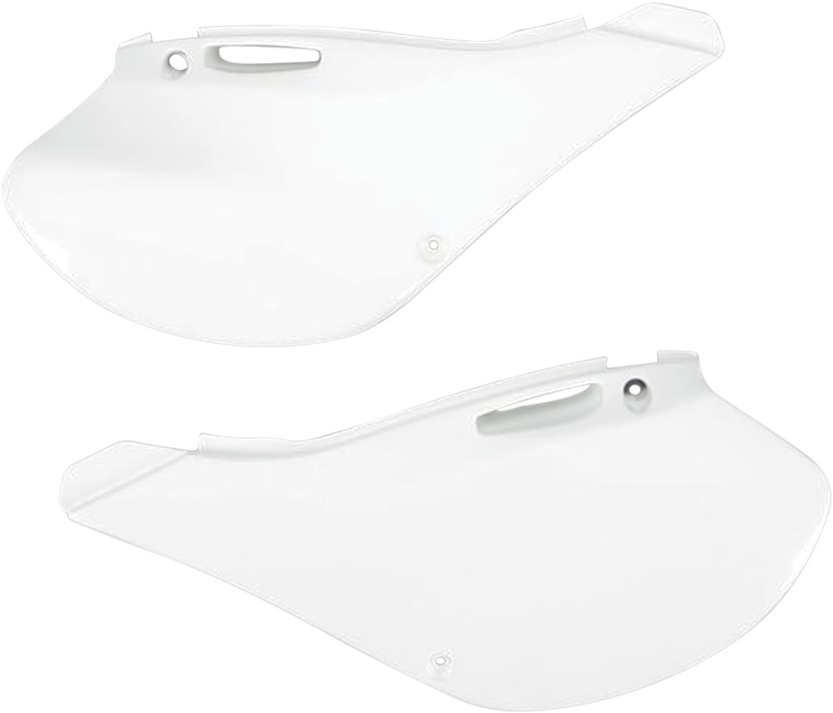 SIDE PANELS KAWASAKI KX125/250 WHITE