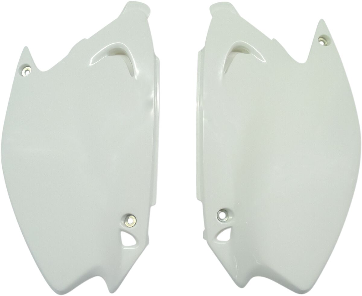 SIDE PANELS KAWASAKI KX125/250 WHITE