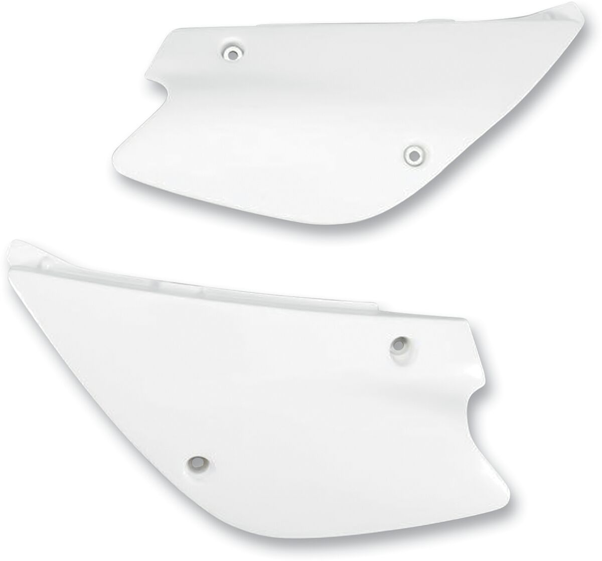 SIDE PANELS KAWASAKI KX85 WHITE
