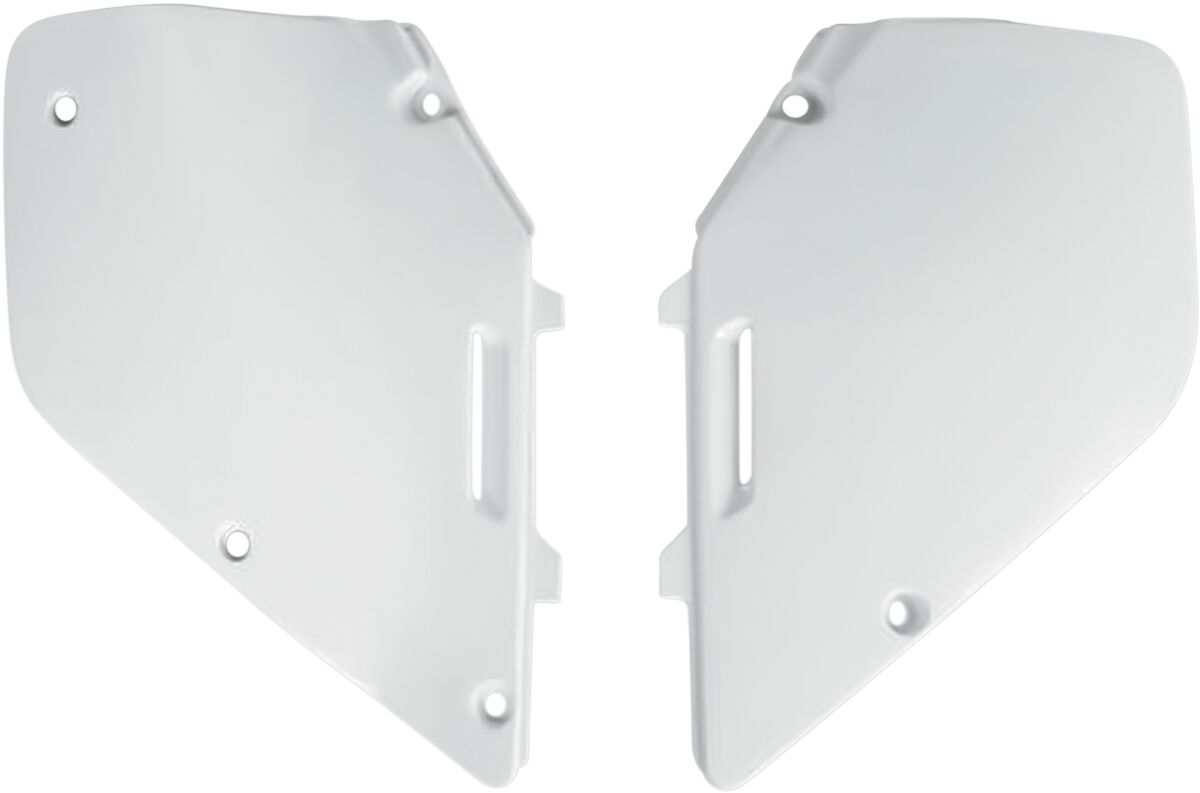 SIDE PANELS SUZUKI RM125/250 WHITE