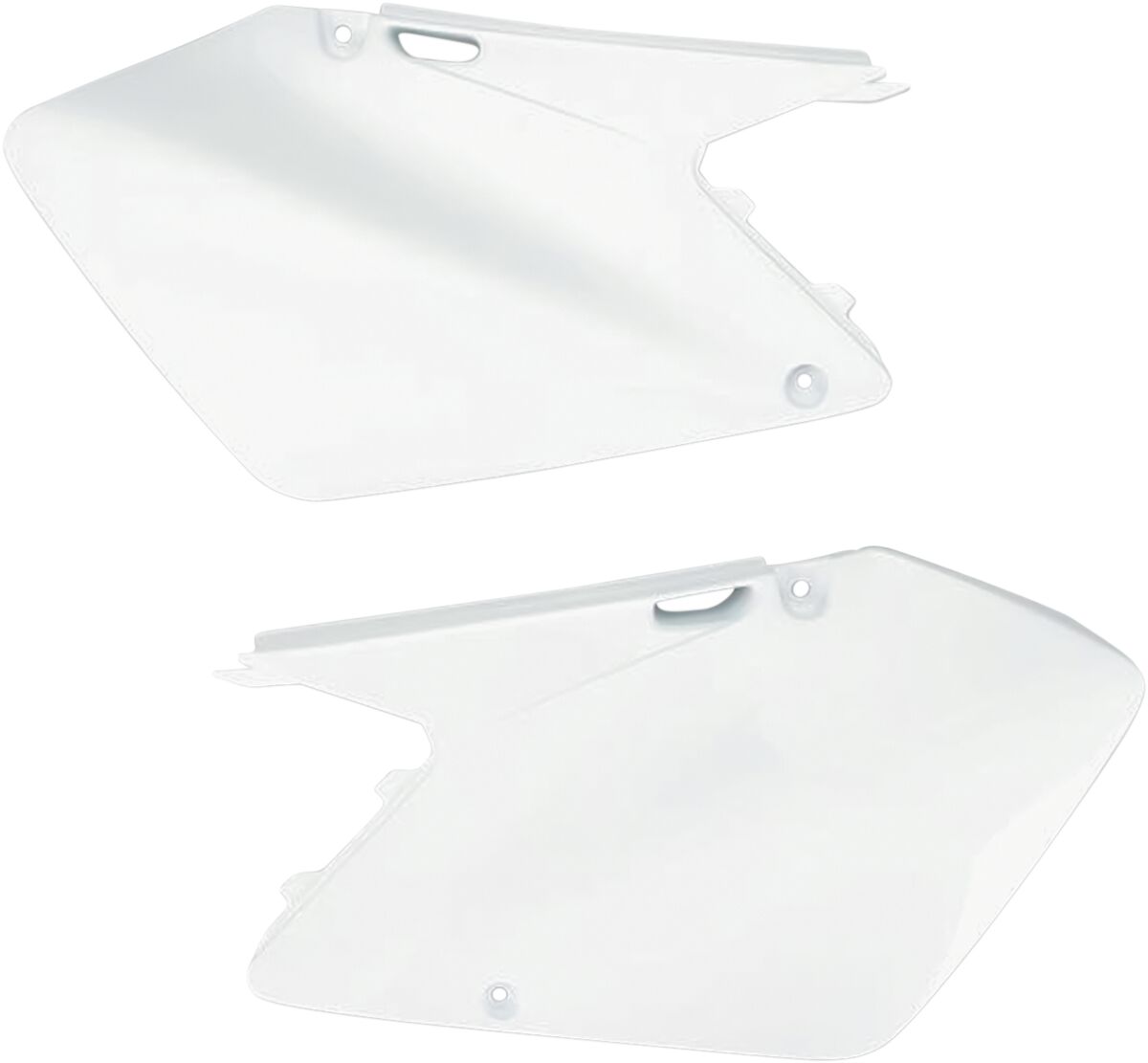 SIDE PANELS SUZUKI RM125/250 WHITE