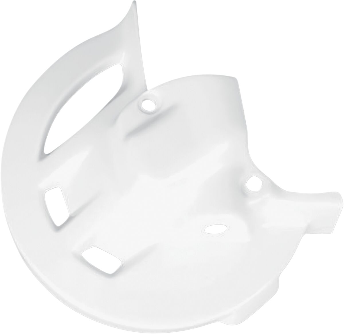 FRONT DISC GUARD HONDA CR125/250/500 WHITE
