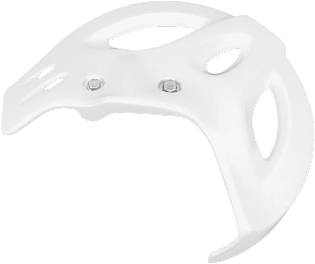 FRONT DISC GUARD SUZUKI RM125/250 WHITE