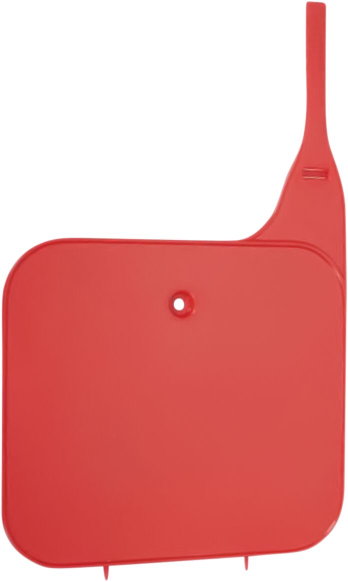 FRONT NUMBER PLATE HONDA CR125/250/500 UFO-RED