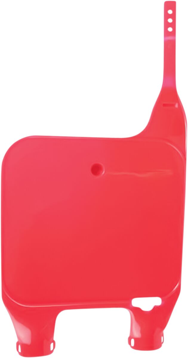 FRONT NUMBER PLATE HONDA CR125/250/500 CR-RED