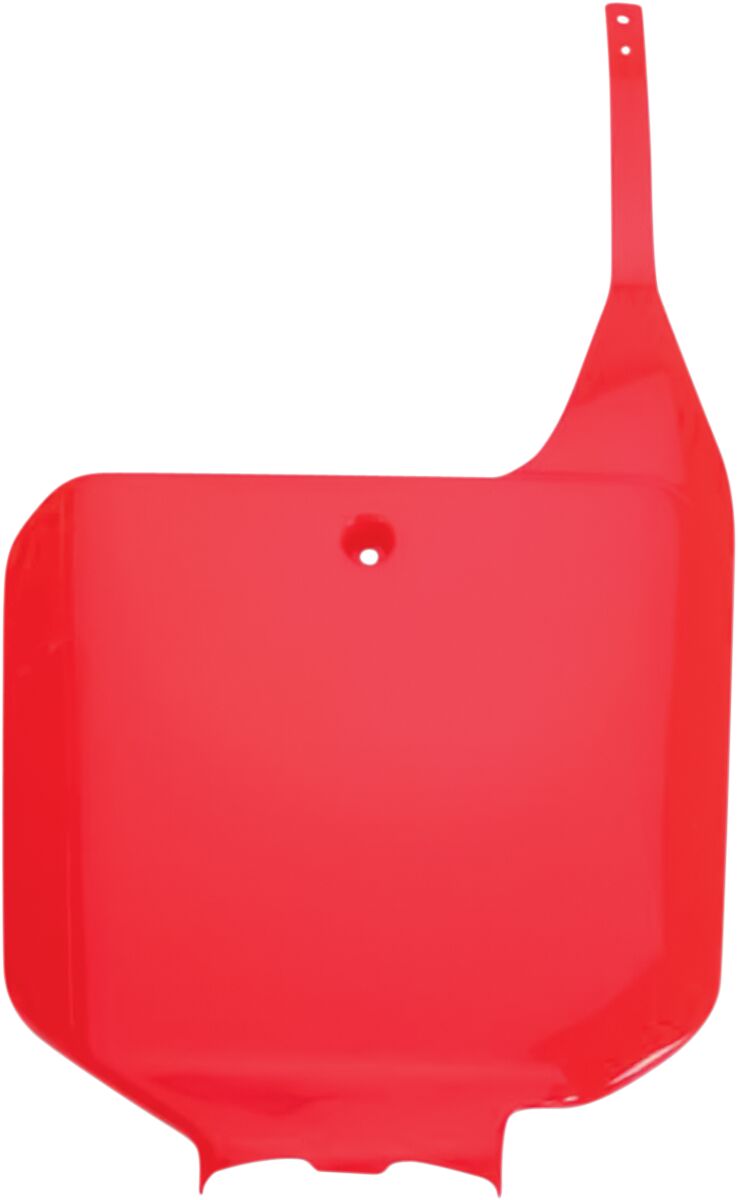 FRONT NUMBER PLATE HONDA CR125/250/500 CR-RED