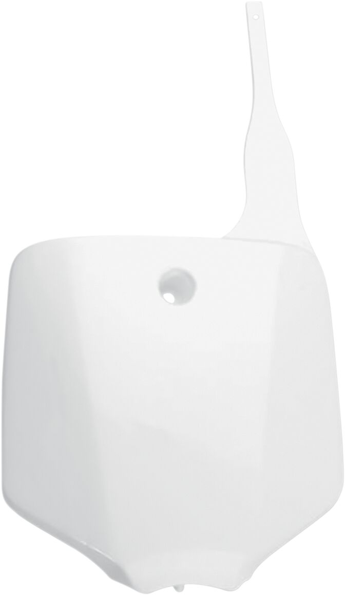 FRONT NUMBER PLATE KAWASAKI KX65/KLX110 WHITE