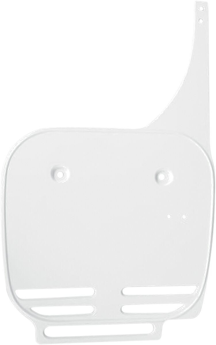 FRONT NUMBER PLATE KAWASAKI KX60 WHITE