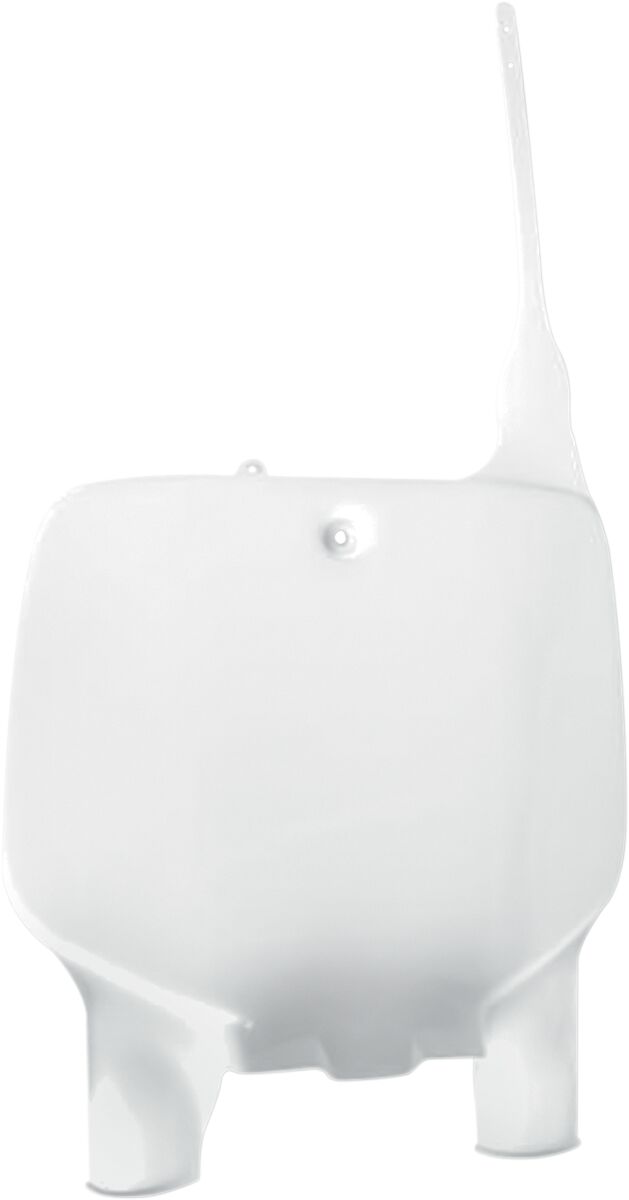 FRONT NUMBER PLATE KAWASAKI KX125/250/500 WHITE