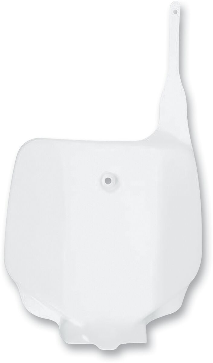FRONT NUMBER PLATE KAWASAKI KX85 WHITE