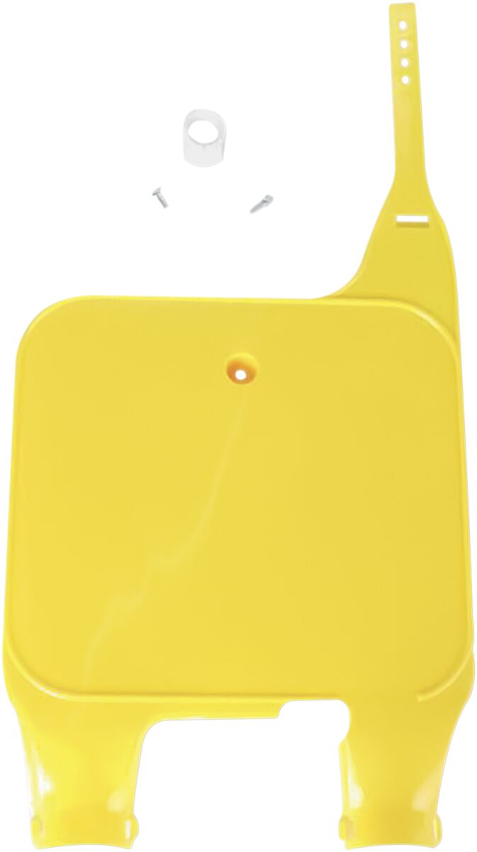 INVERTED FORK NUMBER PLATE SUZUKI RM125/250 RM-YELLOW
