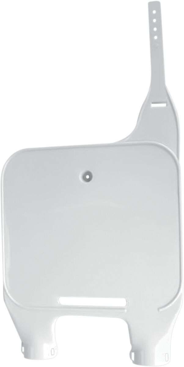 FRONT NUMBER PLATE (USD) KTM (90-92) WHITE