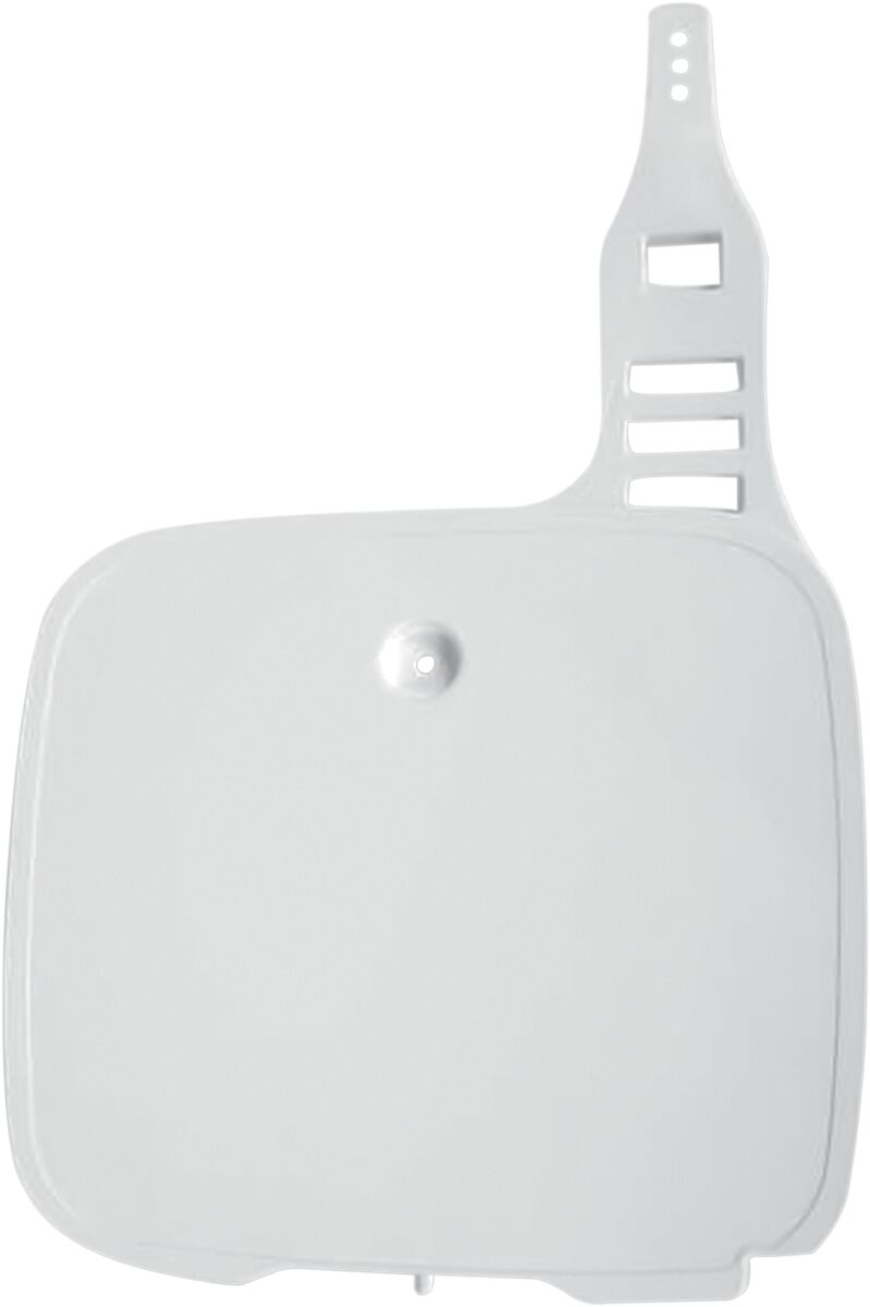 FRONT NUMBER PLATE YAMAHA YZ125/250/360/490 WHITE