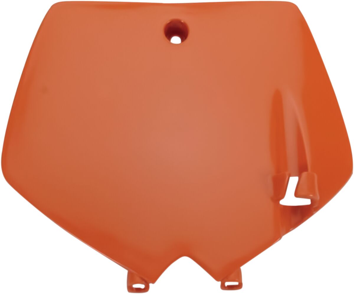 FRONT NUMBER PLATE KTM 65SX ORANGE