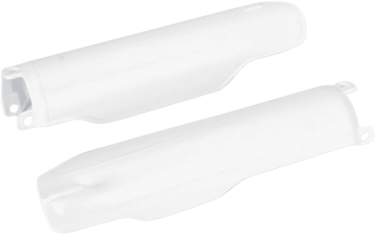 FORK SLIDER PROTECTORS HONDA CR125/250/500 & CRF250/450R/X WHITE