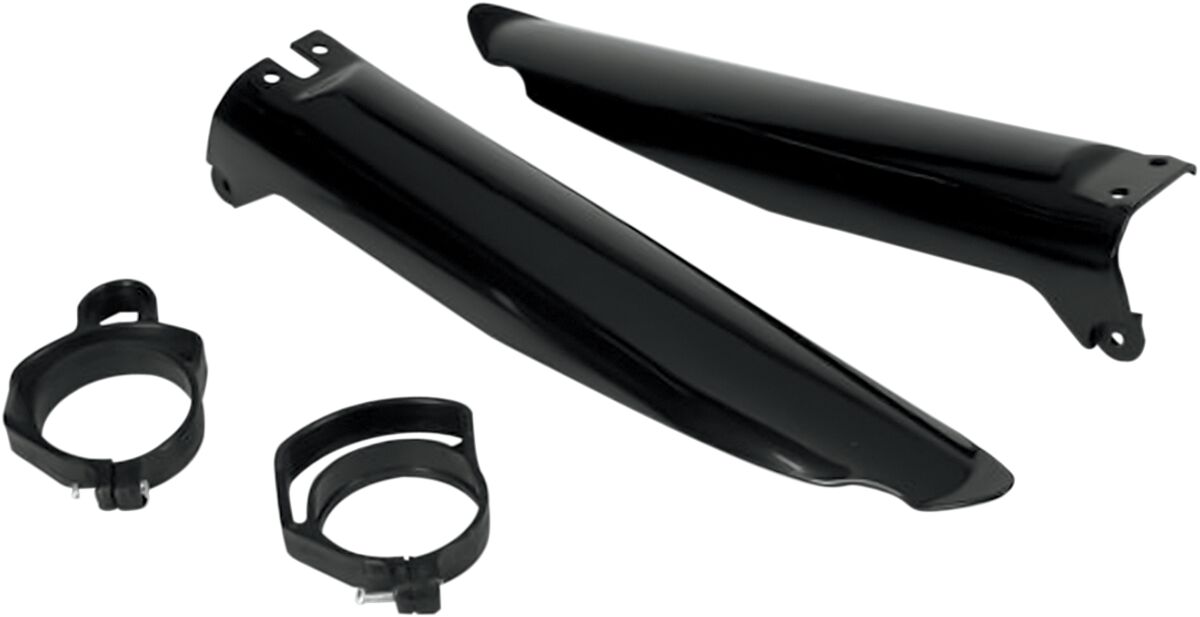 FORK SLIDER PROTECTORS KAWASAKI KX125/250/500 BLACK