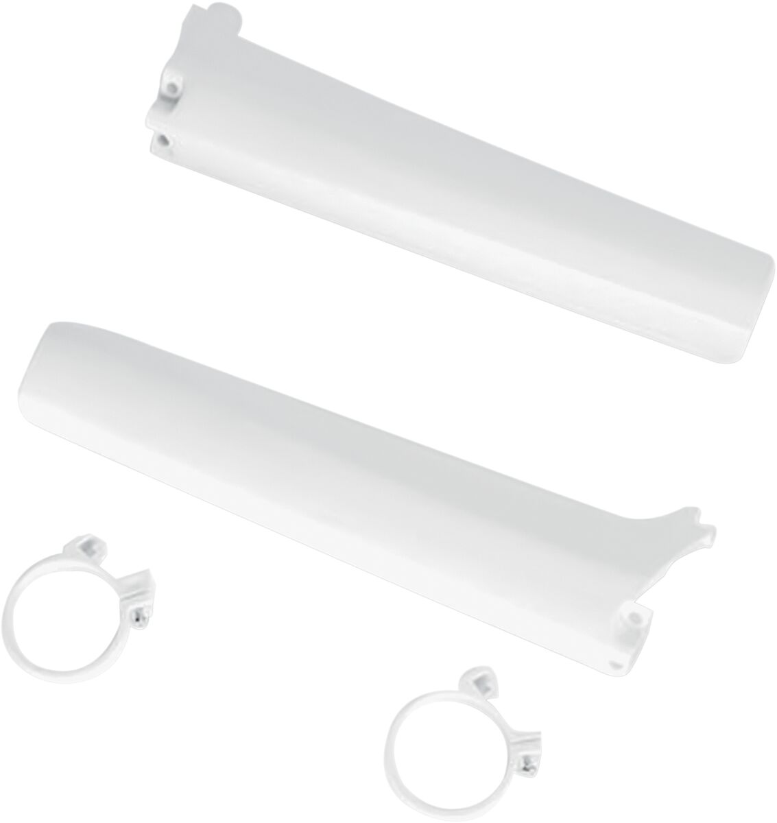 FORK SLIDER PROTECTORS SUZUKI RM125/250 WHITE