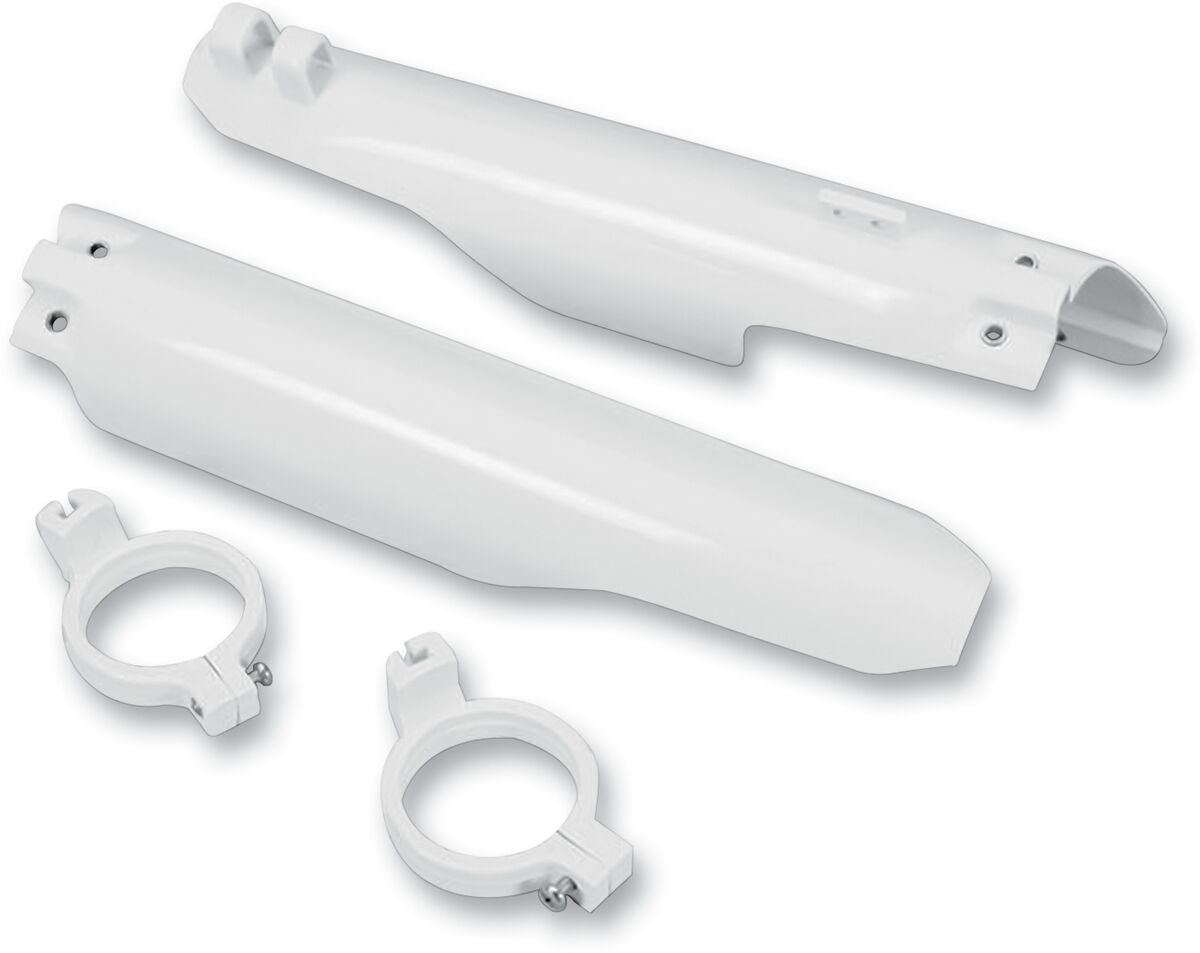 FORK SLIDER PROTECTORS SUZUKI RM125/250 WHITE