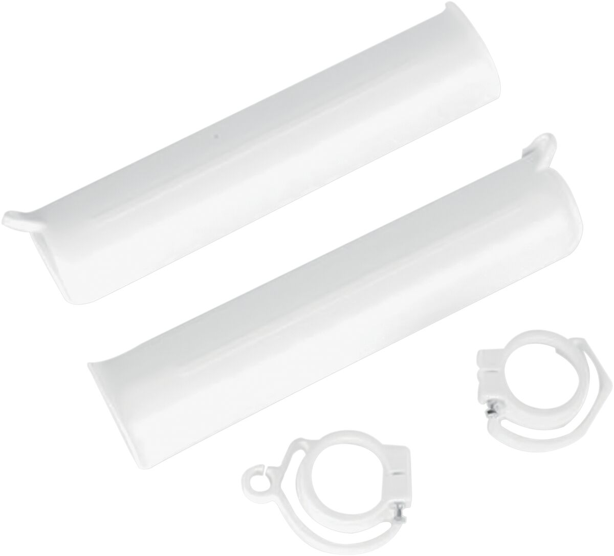 FORK SLIDER PROTECTORS KTM 125-600 W/WP-FORKS (90-92) WHITE