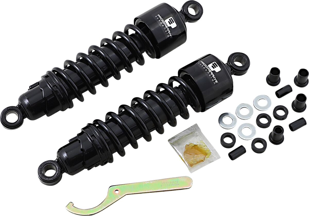 Progressive Suspension 412 seeria American-Tuned gaasamortisaatorid, must, 12"