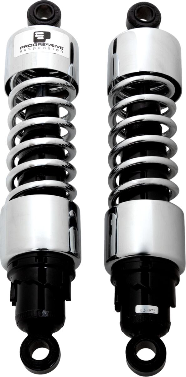 Progressive Suspension 412 seeria American-Tuned gaasamortisaatorid, kroom, 13"