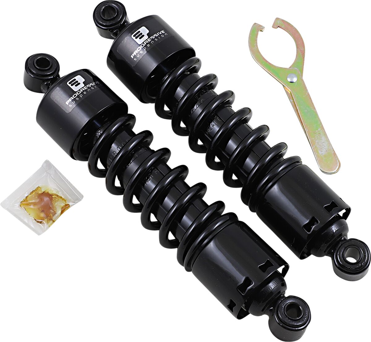 Progressive Suspension 412 seeria American-Tuned gaasamortisaatorid, must, 12.6"