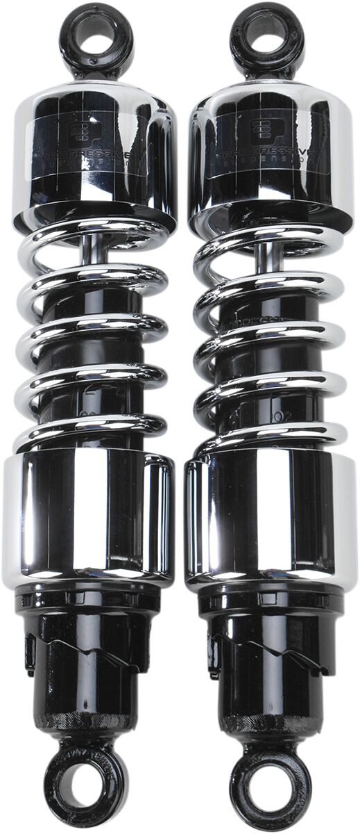 Progressive Suspension 412 seeria standardne topeltamortisaatori koost, kroom, 12" (305MM)