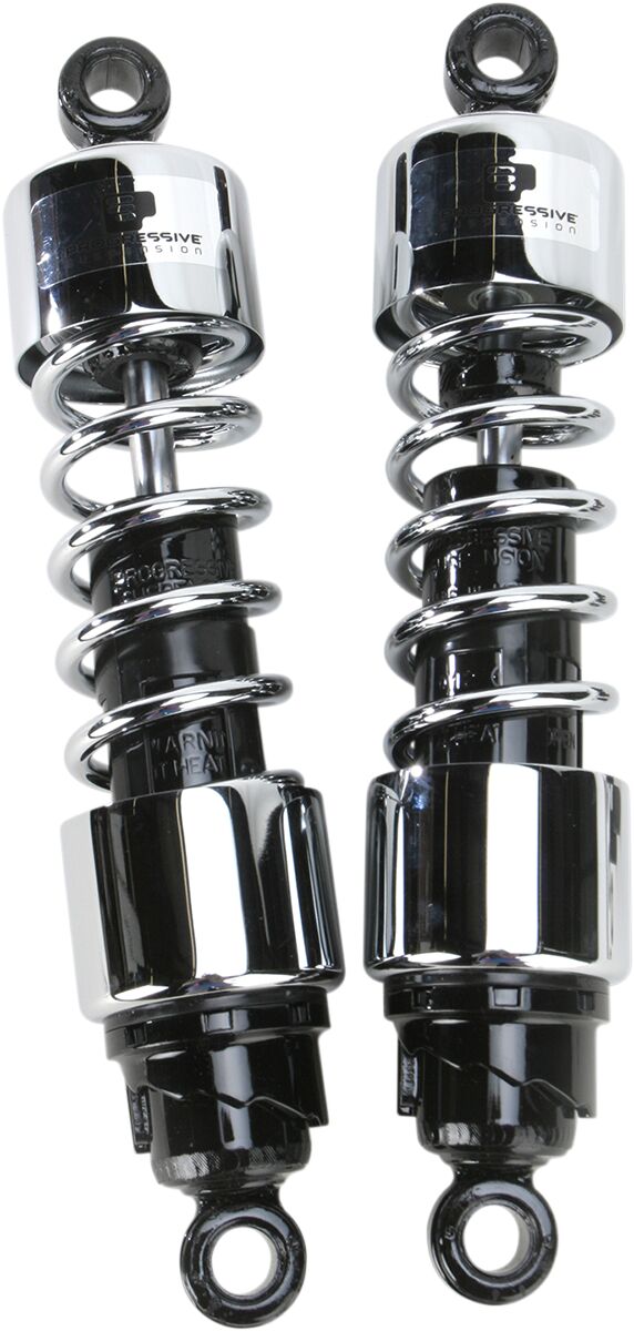 Progressive Suspension 412 seeria standardse topeltamortisaatori koost, kroom, 12.5"