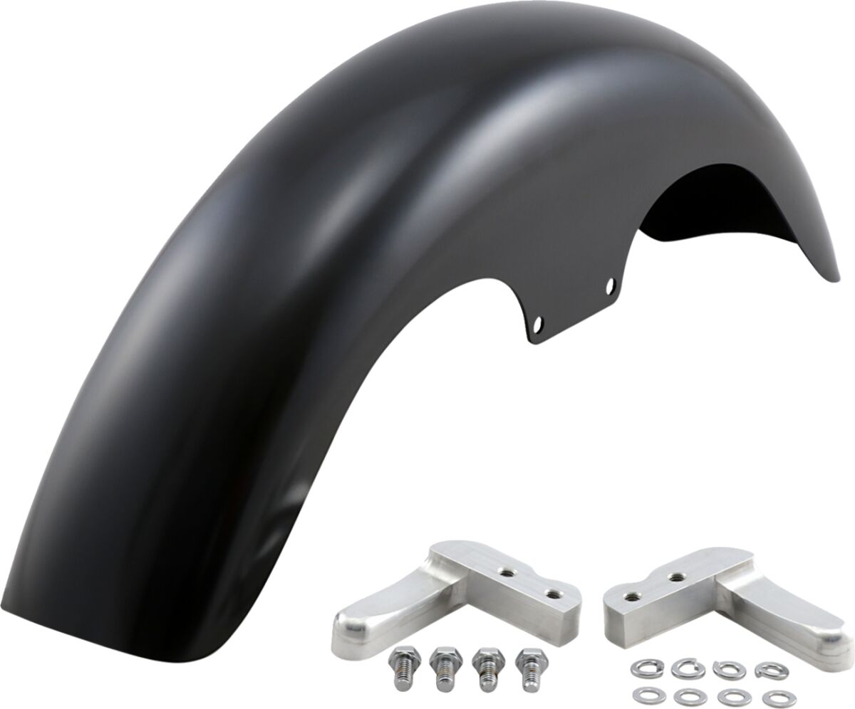 FRONT FENDER 19" KLUB 49MM FRONT FORK RAW