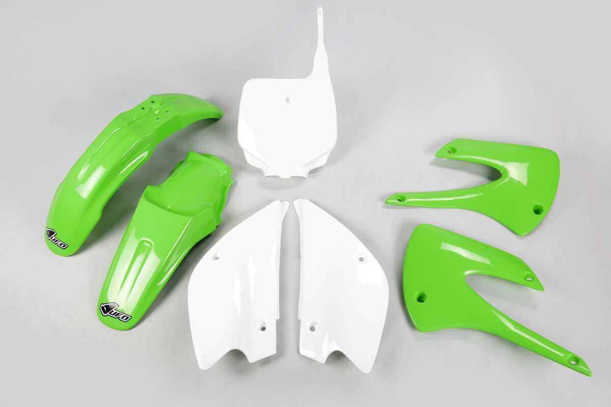 Täielik Restyle plastikukomplekt, Kawasaki KX85, OEM-värv