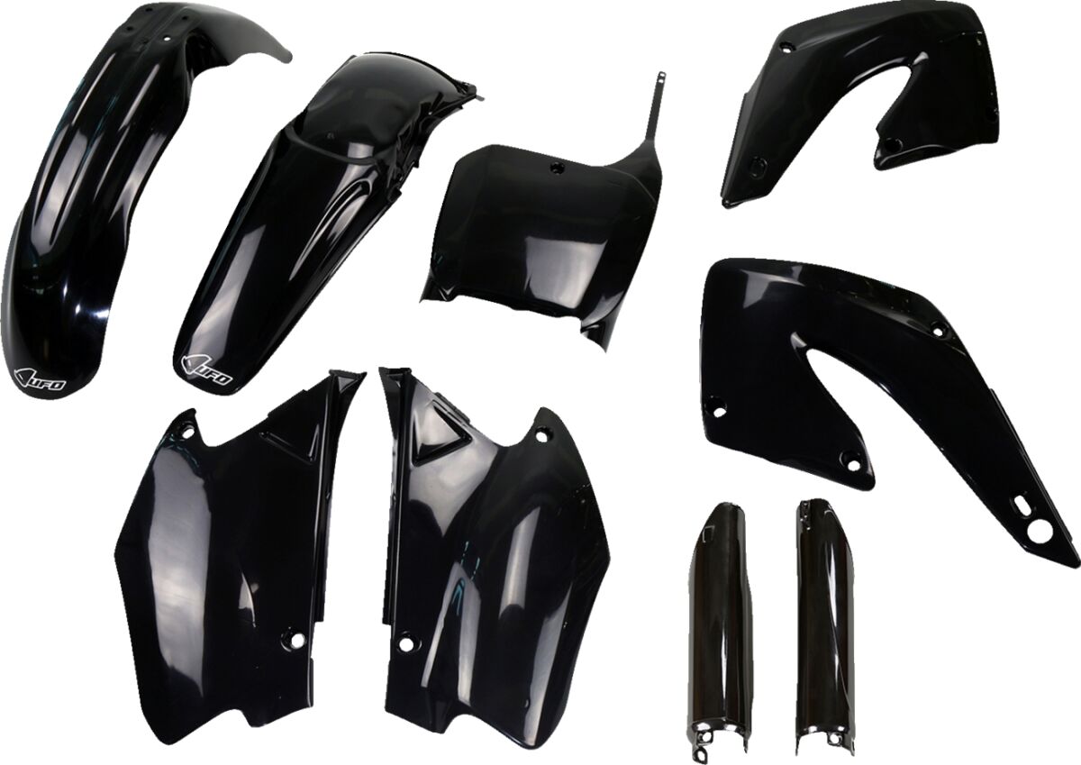 Täielik plastikukomplekt, Honda CR125/250, must