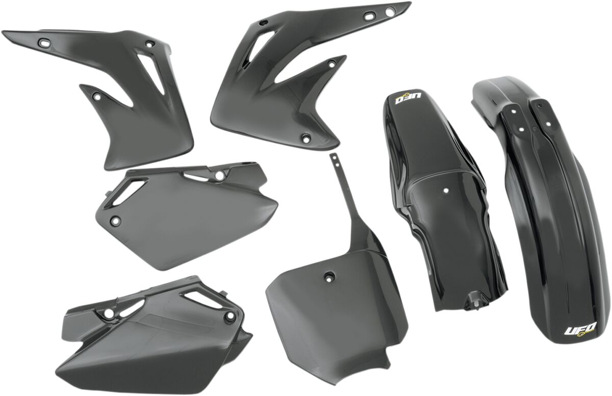 Täielik plastikukomplekt, Honda CR85, must