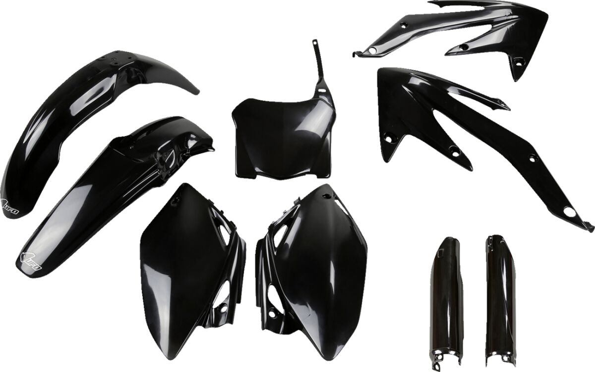 Täielik plastikukomplekt, Honda CRF450R, must