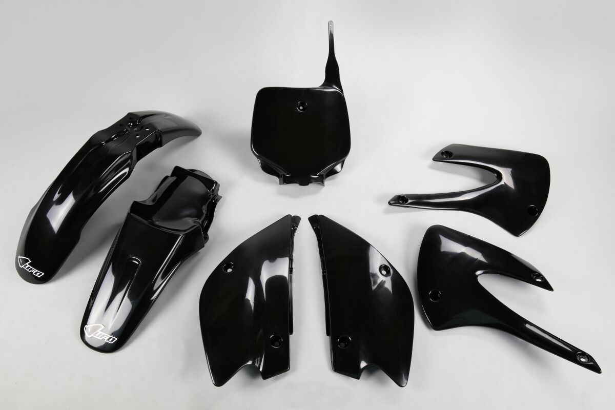 Täielik Restyle plastikukomplekt, Kawasaki KX85, must