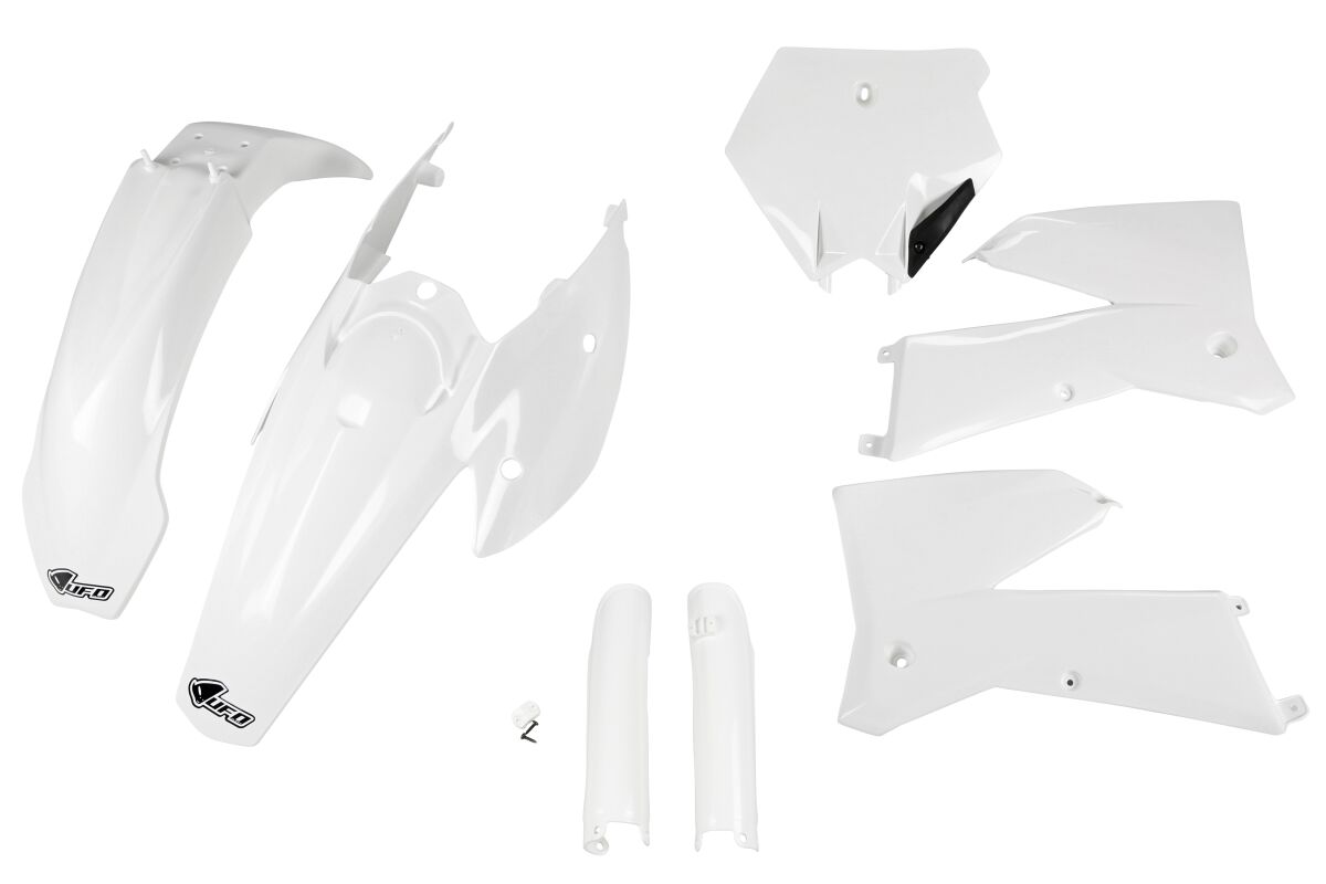 Täielik plastikukomplekt, KTM SX/SX-F, valge