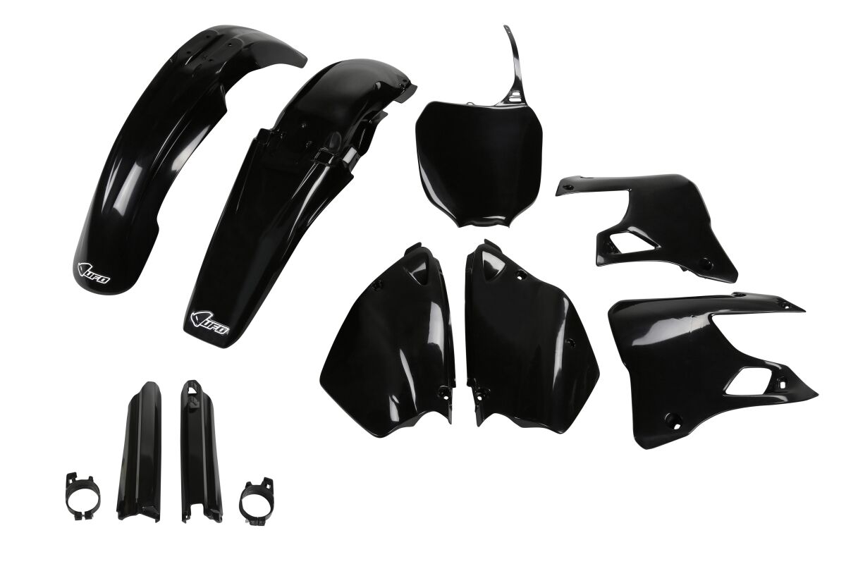 Täielik plastikukomplekt, Yamaha YZ125/250, must