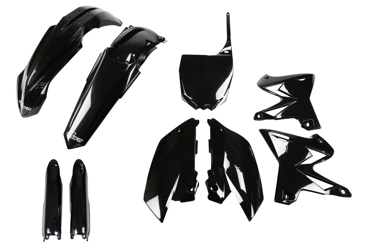 Täielik Restyle plastikukomplekt, Yamaha YZ125/250, must