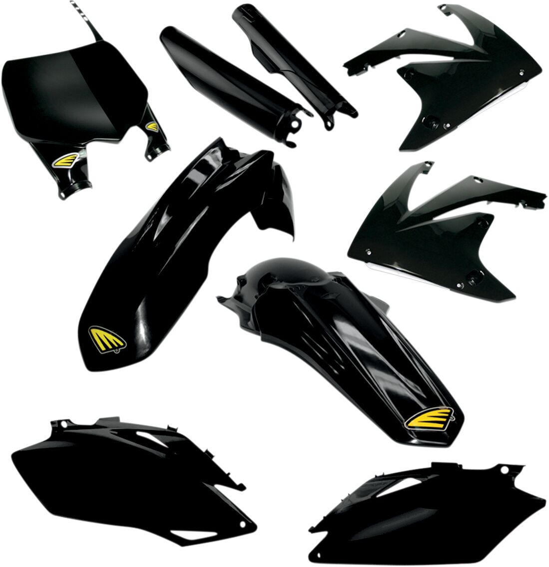 Plastikukomplekt PowerFlow, täielik, Honda, must