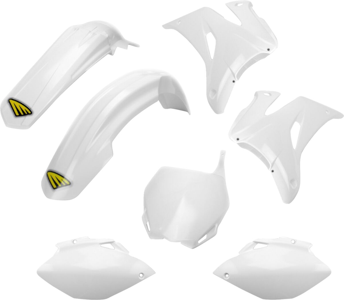 Plastikukomplekt PowerFlow, täielik, Yamaha, valge