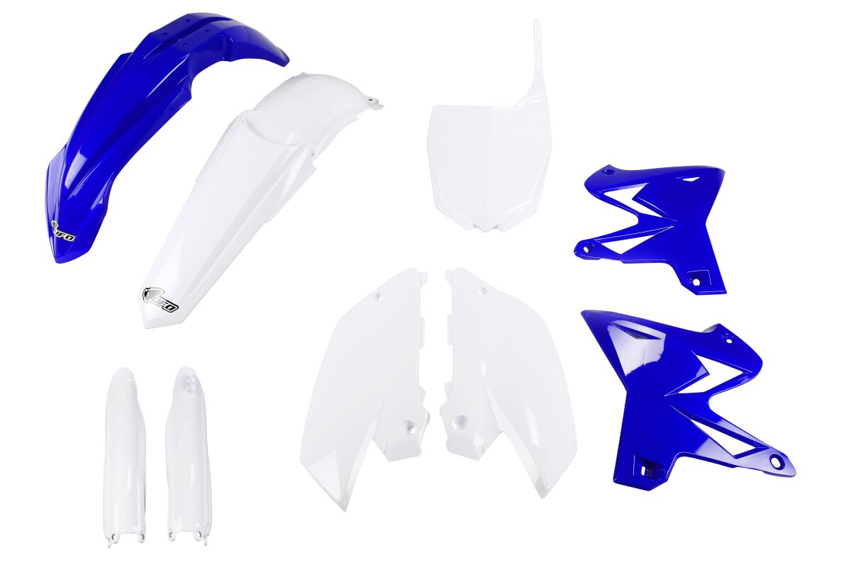 Täielik Restyle plastikukomplekt, Yamaha YZ125/250, OEM-värv (must/valge)