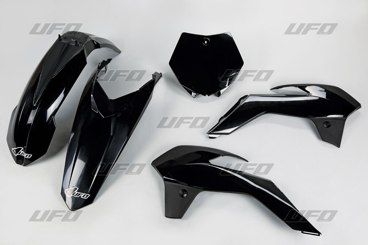 Plastikukomplekt KTM SX85 13-17, must