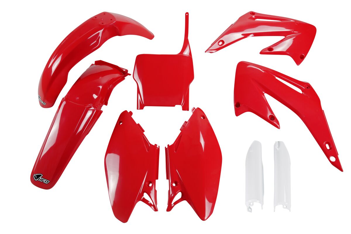 Täielik plastikukomplekt, Honda CR125/250, punane