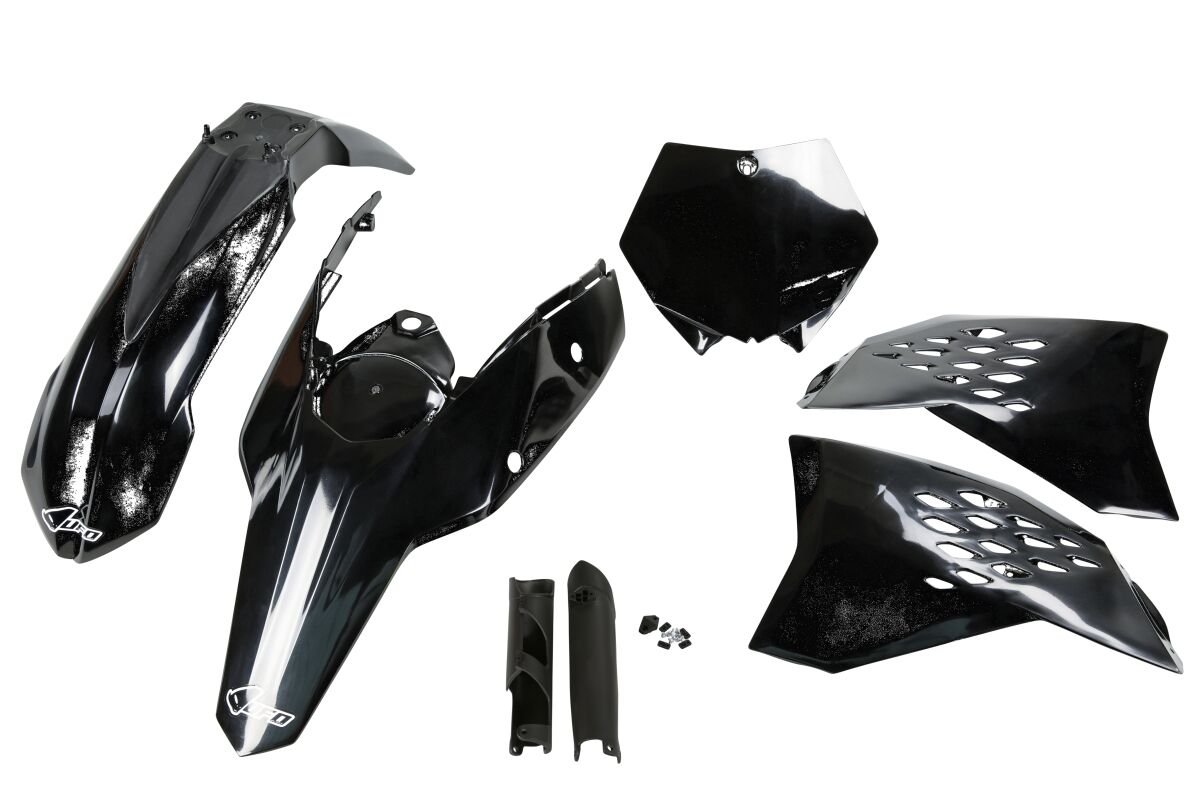 Plastikukomplekt, täielik, SX/SXF 07-10, must