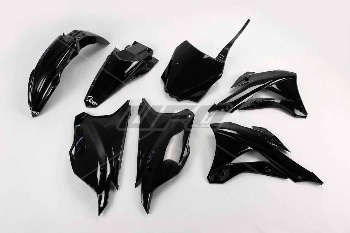 Täielik plastikukomplekt, Kawasaki KX85, must