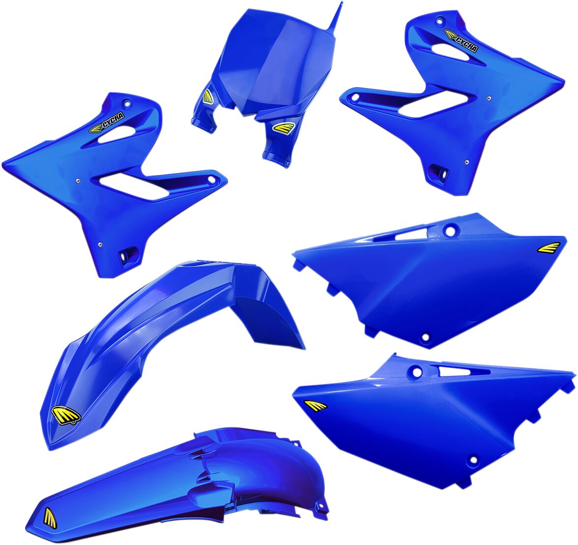 PowerFlow täielik plastikukomplekt, Yamaha, sinine