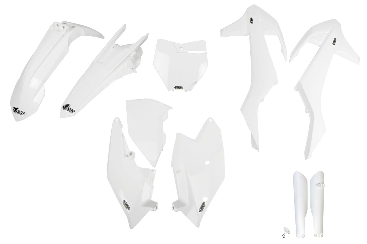 Täielik plastikukomplekt, KTM SX/SX-F, valge