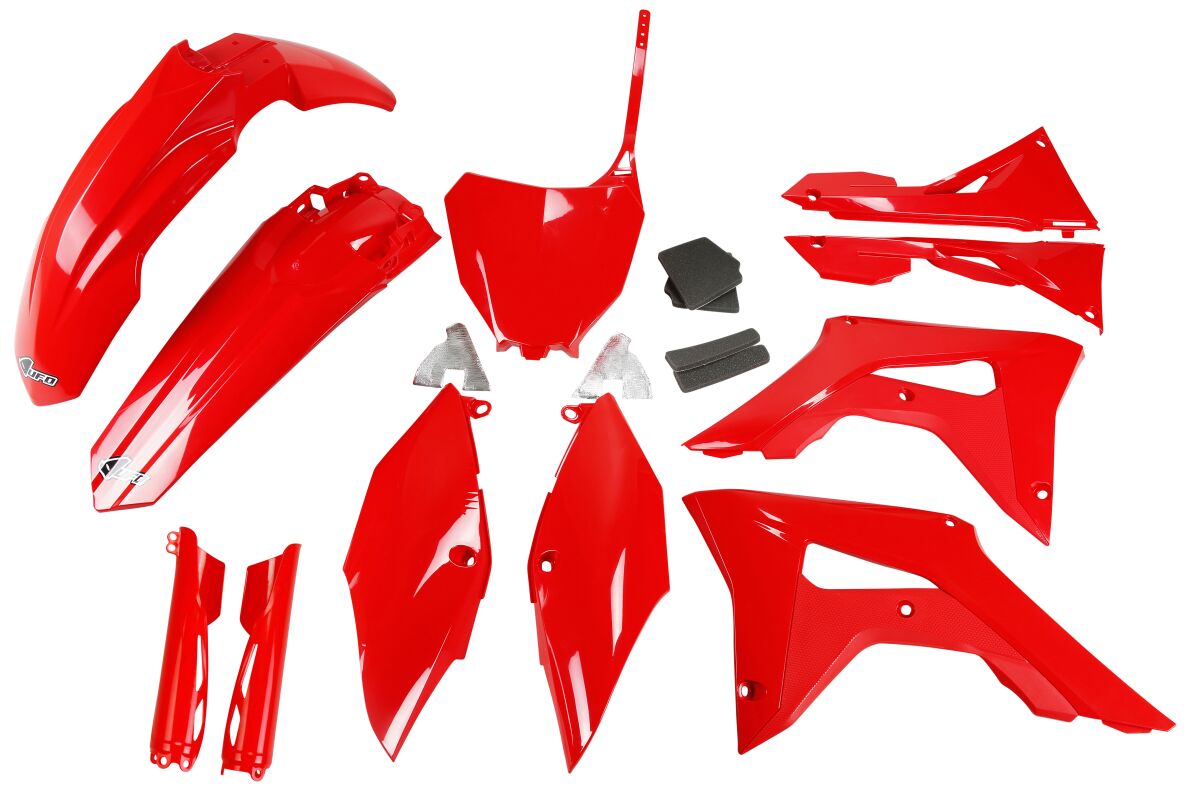 Täielik plastikukomplekt, Honda CRF450R, punane